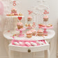 Donoter 24 Pieces Red Glitter Engagement Cupcake Toppers He Asked She Said Yes Diamond Ring Heart Cupcake Picks For Wedding Brid