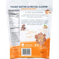 Edward Marc Snappers Peanut Butter & Pretzels Cluster - Crunchy Pretzel Snack With Milk Chocolate For Adults And Kids - 6 Oz (Pa