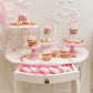Donoter 24 Pieces Pink Glitter Engagement Cupcake Toppers He Asked She Said Yes Diamond Ring Heart Cupcake Picks For Wedding Bri