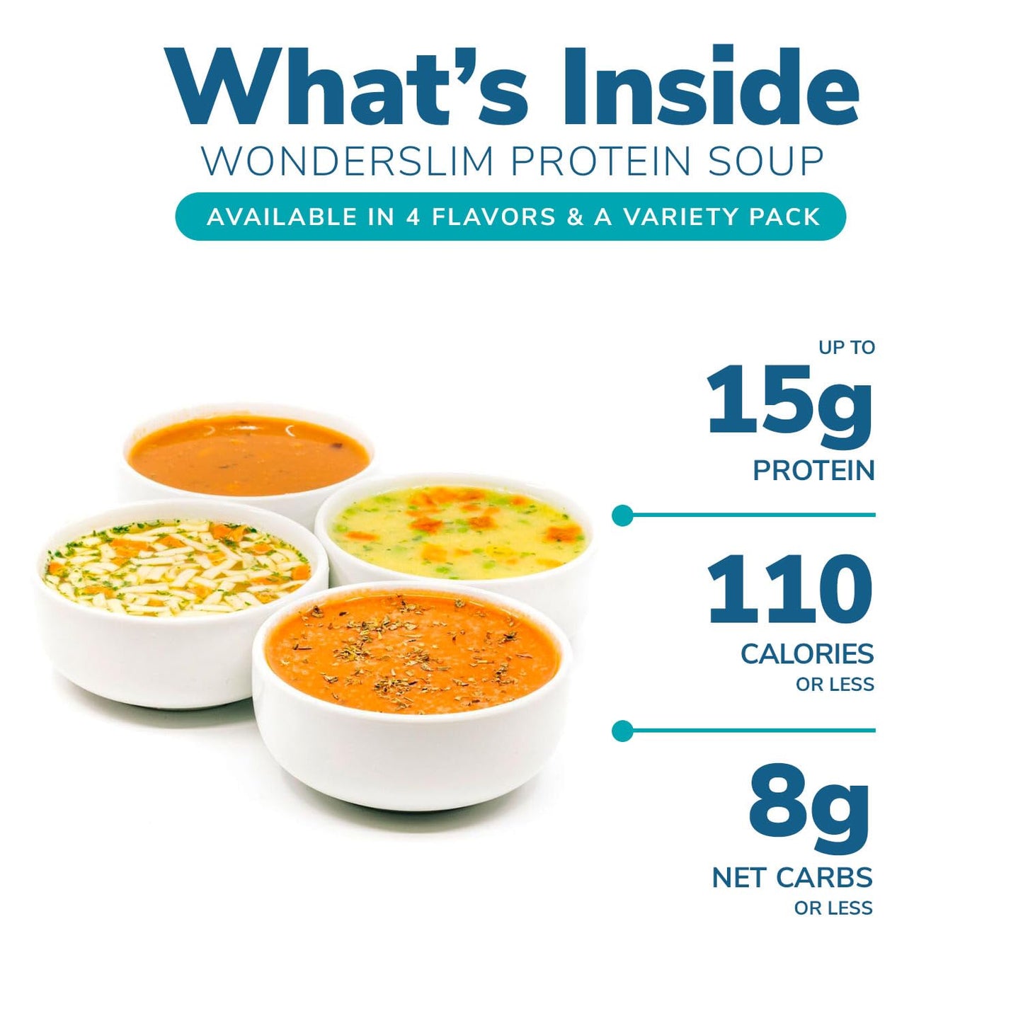 WonderSlim Protein Soup, Tomato, Low Fat, Gluten Free (7ct)