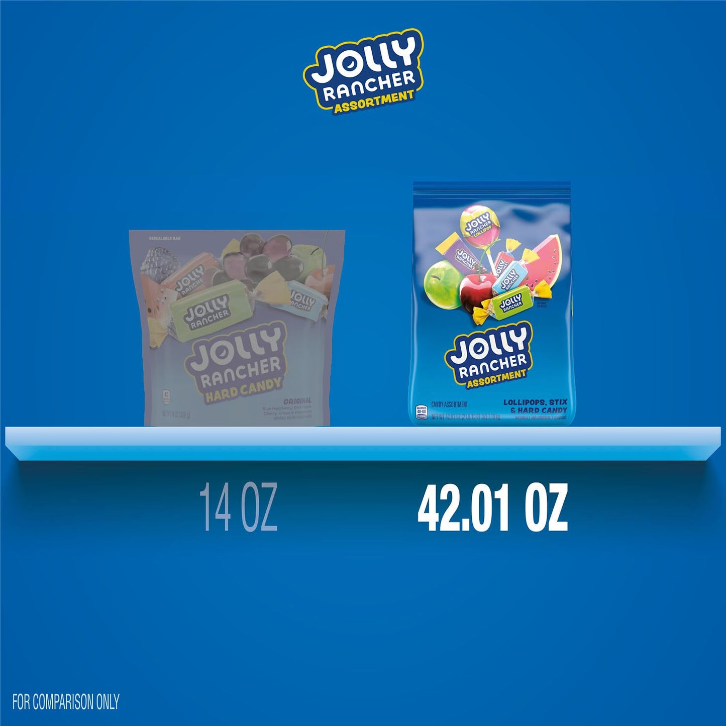 Jolly Rancher Assortment Stand Up Pouch 42.01 Oz.