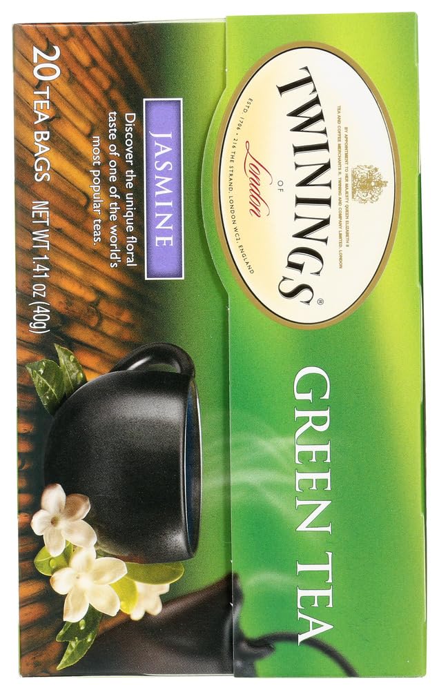 Twinings Tea Green Tea - Jasmine - Case Of 6 - 20 Bags