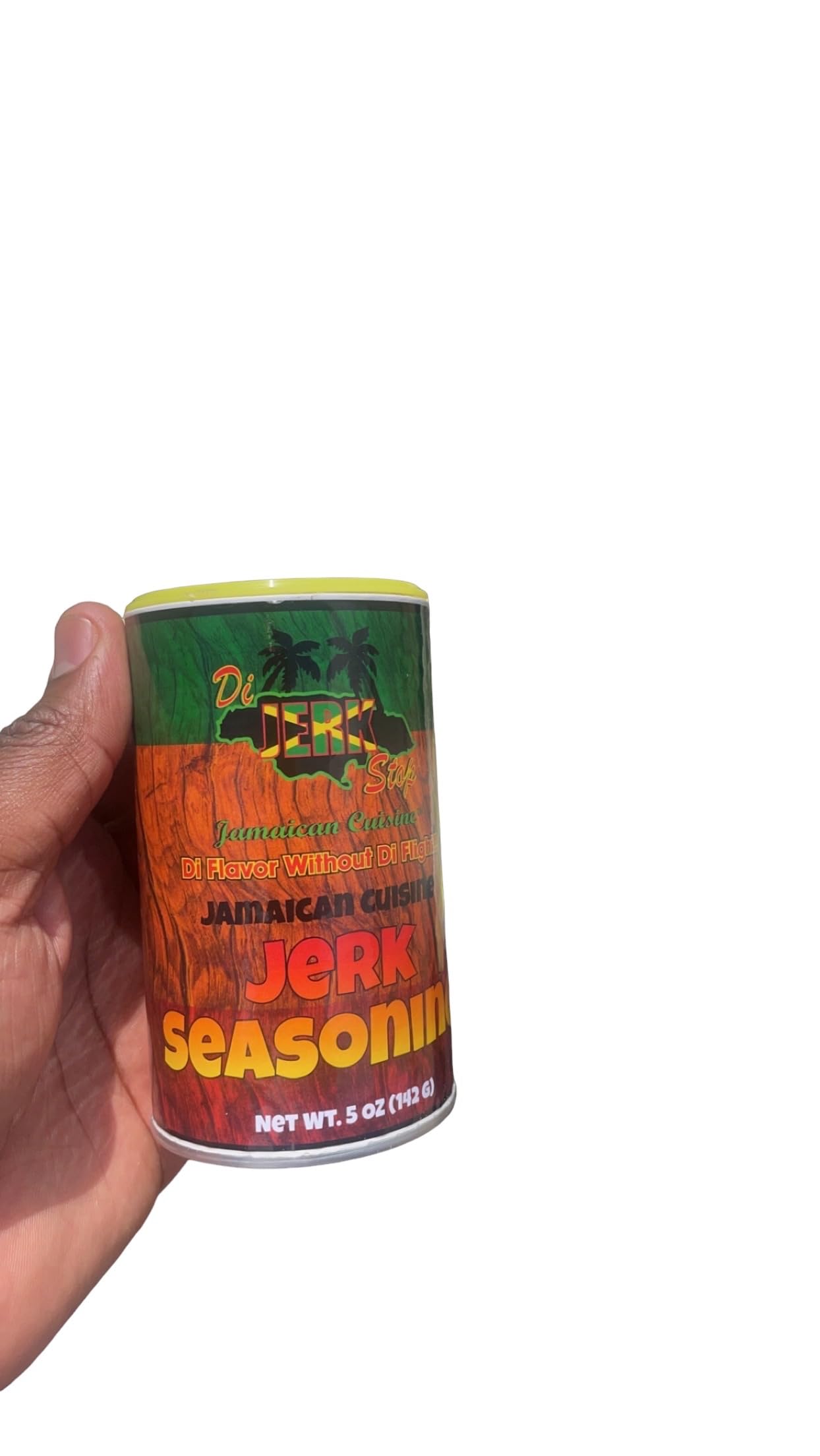 Di Jerk Stop Jerk Seasoning, Low Sodium, Traditional Jamaican Flavor, 5 Ounce