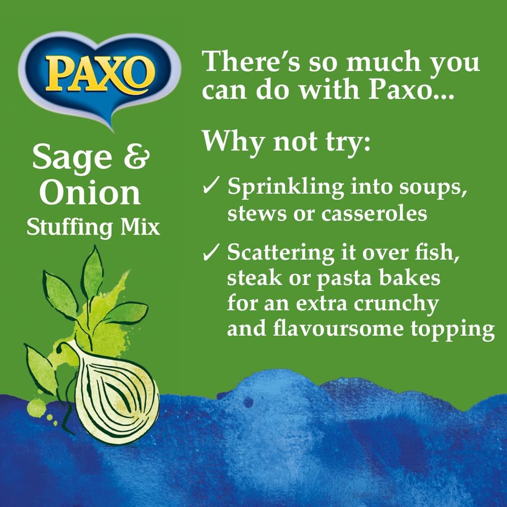 Paxo Sage And Onion Stuffing Mix - 85G - Pack Of 4 (85G X 4)