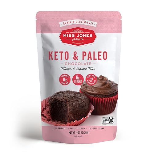 Miss Jones Baking Co - Muffin Mix Chocolate Keto - Case Of 6-1057 Oz(D0102H5Nfi8)