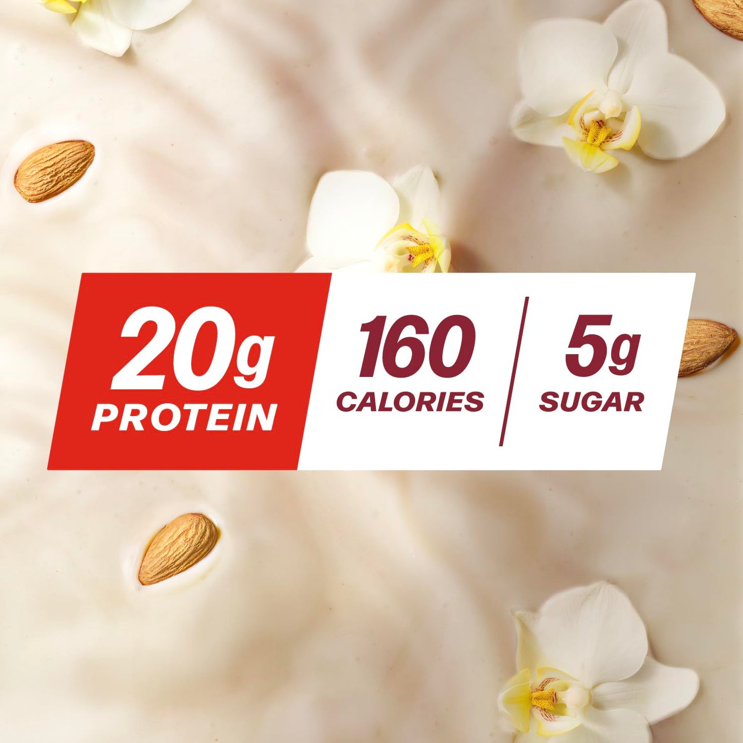 Premier Protein Almondmilk Plant Based Protein Shake  20g Protein  5g Sugar  11.5 Fl oz  Vanilla  12 Count