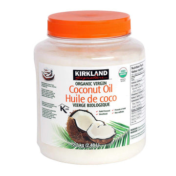 Kirkland Signature Organic Virgin Coconut Oil Cold Pressed Unrefined, 84 Fl Oz