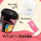 O'Food Rose Cup Tteokbokki Pack Of 6, Spicy Carbonara Korean Rice Cake Snack, Authentic Street Food, Microwaveable & Instant, No