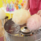 Lupy Lups! Sugar Mix Kit Floss Sugar With 3 Count -14.10 Oz Plastics Jars Of Blue Raspberry, Purple Grape & Pink Cherry- 50 Pape