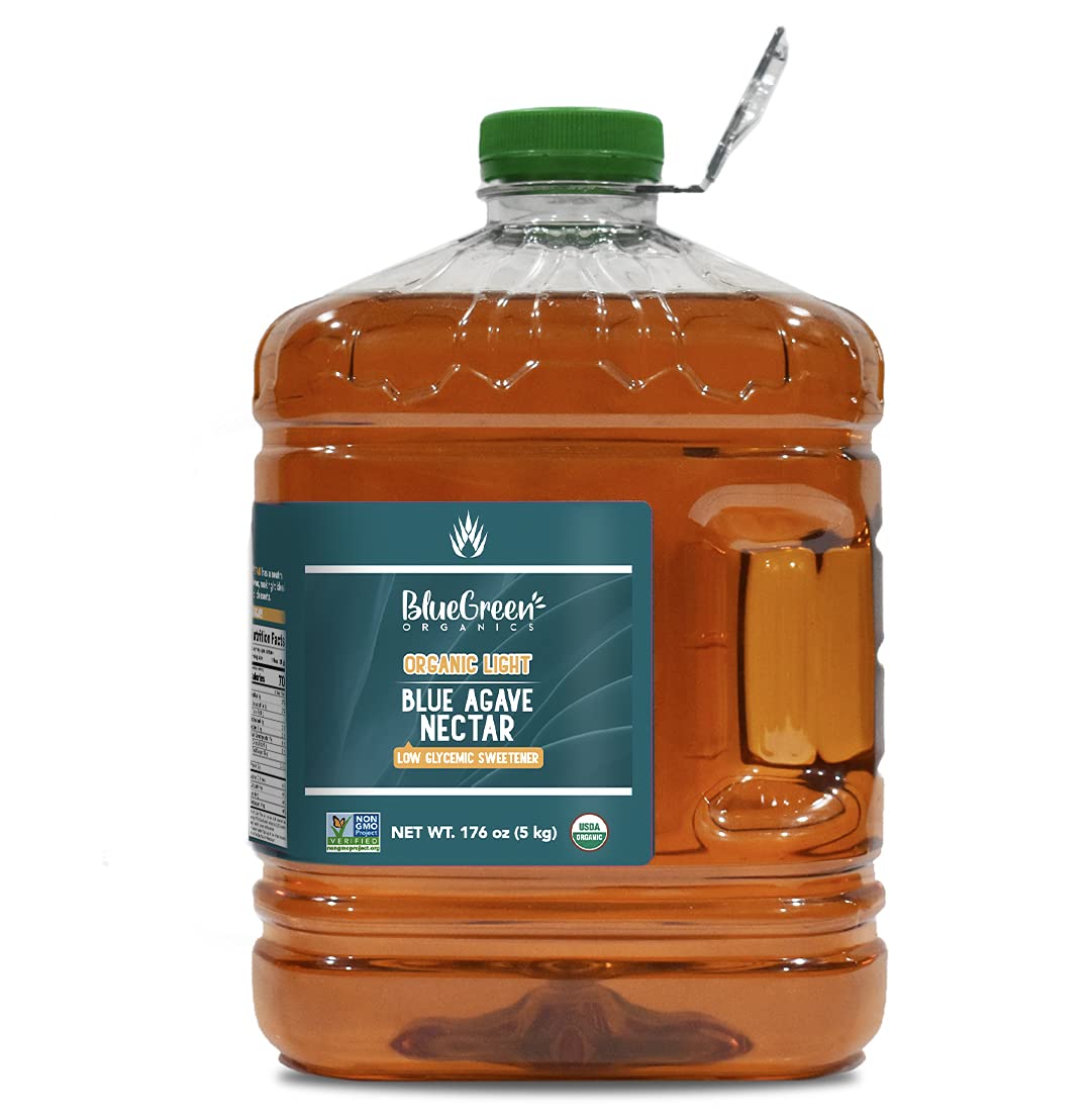 BLUE GREEN ORGANICS, Agave syrup, Agave gallon, Agave, Gluten Free, Organic, Sweetener, teas, coffees, pancakes or any baked goo