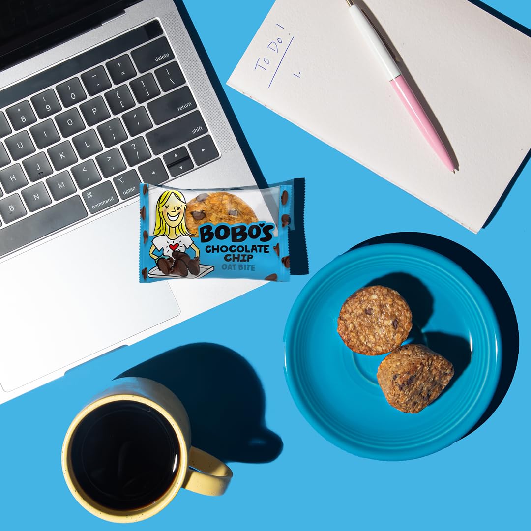 Bobos Oat Bars Bites, All Natural (Original w Choc Chip, 1.3 Ounce Bites (Pack of 30))