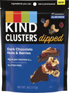 KIND Snack Clusters Dipped, Dark Chocolate Nuts & Berries, Gluten Free, 4g Protein, 4 Ounce , 8Count