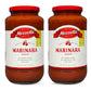 Mezzetta Family Recipes Marinara Sauce, Family Size | Vegan, Non-GMO, Gluten Free, Keto | 32 Ounce Jar (Pack of 2)