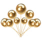 Rssta i Mini Balloon Cake Topper, 30 Pack Glitter Foam Balls, Gold, Ideal for Kids Birthday, Wedding, Baby Shower, Party Decorations