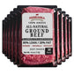 Nebraska Star Beef All Natural Angus Ground Beef 80/20 - 30 Count (1 lb Packages)