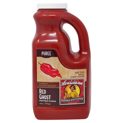 Louisiana Pepper Exchange Fresh Pepper Replacement (Ghost Pepper Puree), 64 oz