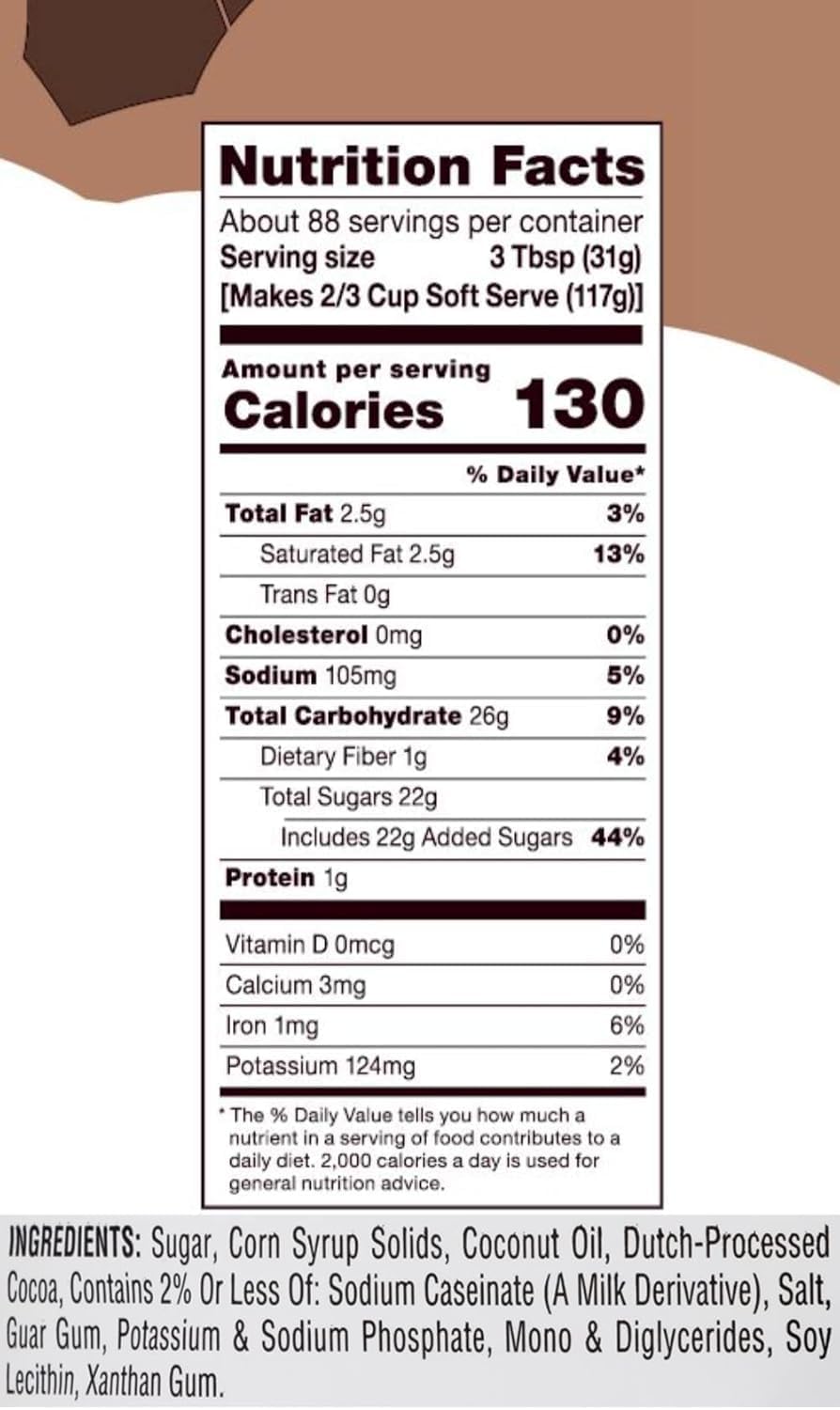 Frostline Vanilla & Chocolate Soft Serve Powdered Ice Cream Mix | Lactose Free | Kosher | 6 lb. Bag Each