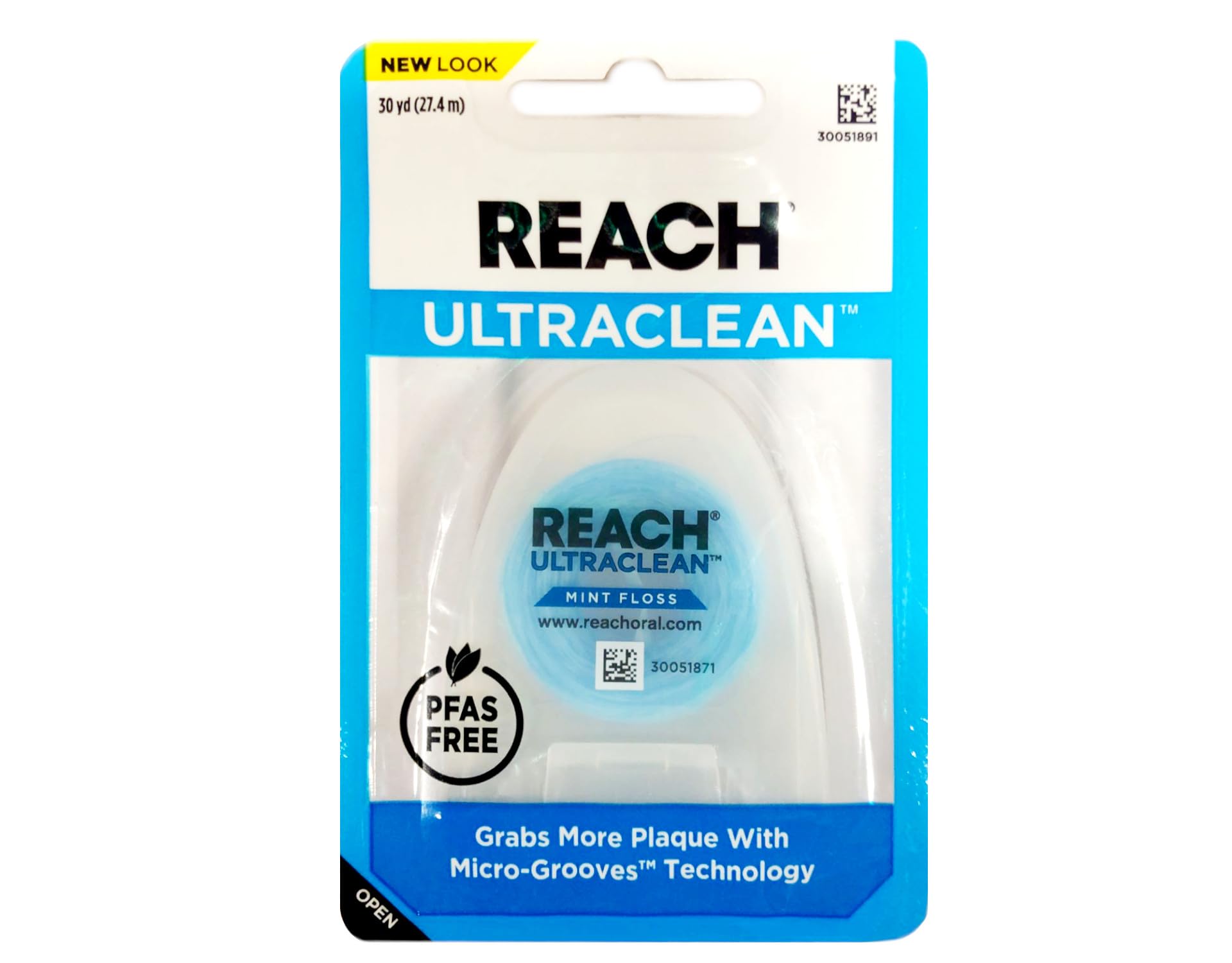 Reach Ultraclean Dental Floss, Oral Care, Mint-Flavored, 1 Count (Pack Of 7)