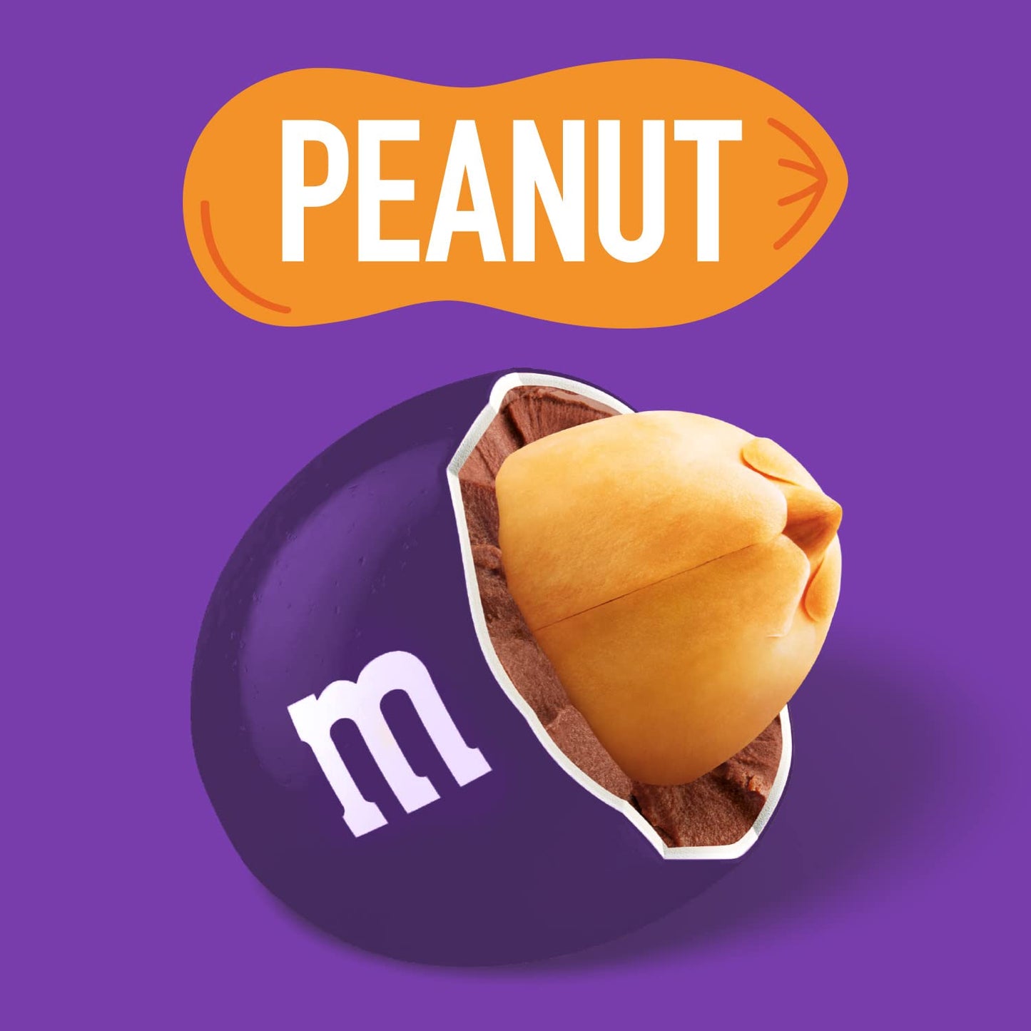 M&Ms Peanut Purple Chocolate Candy - 2Lbs Of Bulk Candy In Resealable Pack For Easter, Candy Buffet, Birthday Parties, Theme Mee