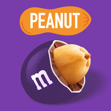 M&Ms Peanut Purple Chocolate Candy - 2Lbs Of Bulk Candy In Resealable Pack For Easter, Candy Buffet, Birthday Parties, Theme Mee