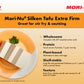 Mori-Nu Silken Tofu Extra Firm, Velvety Smooth And Creamy, Low Fat, Gluten-Free, Dairy-Free, Vegan, Made With Non-Gmo Soybeans, Ksa Kosher Parve, Shelf-Stable, Plant Protein, 10.9 Oz X 12 Packs