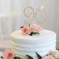 Hatcher lee 90th Birthday Cake Topper - Bling Crystal Gold - Metal - Model HCL-034