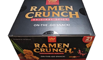 Soban Ramen Crunch Original Spicy, On-The-Go Snack - 20 packs.