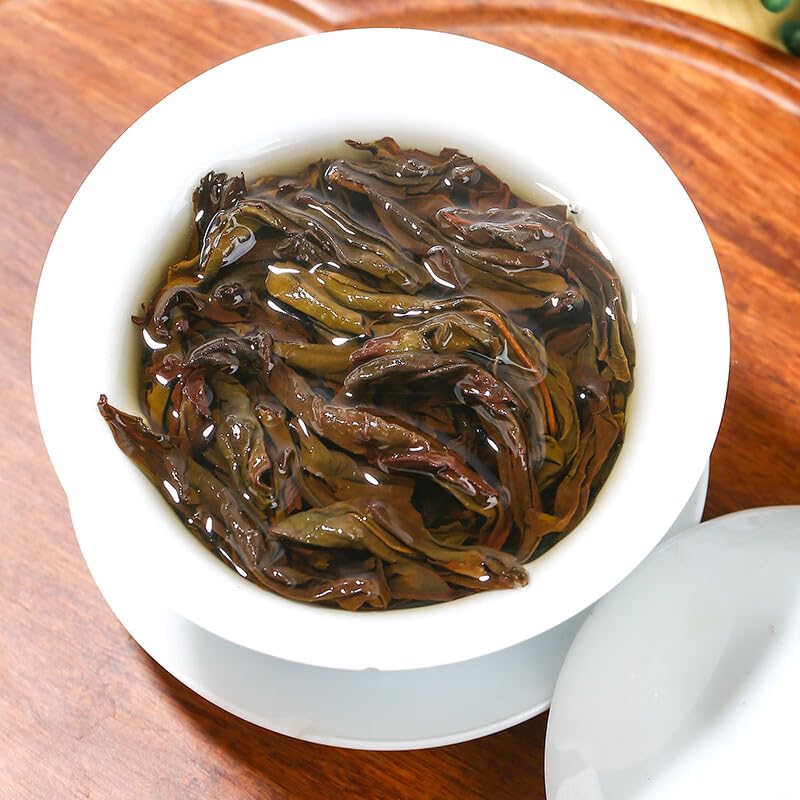 30 Teabags (Hua Xiang Rou Gui) Rock Oolong Tea Cinnamon Da Hong Pao 8.81Oz (250G) China Wuyi Mountain Loose Leaf Tea Strong Cinn