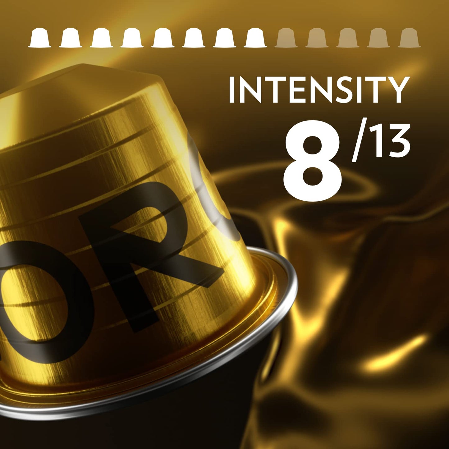 Lavazza Qualita Oro Nespresso compact pieces, 100% Arabica, Intensity 8, Light Roast, 100 Count (10 Packs of 10)