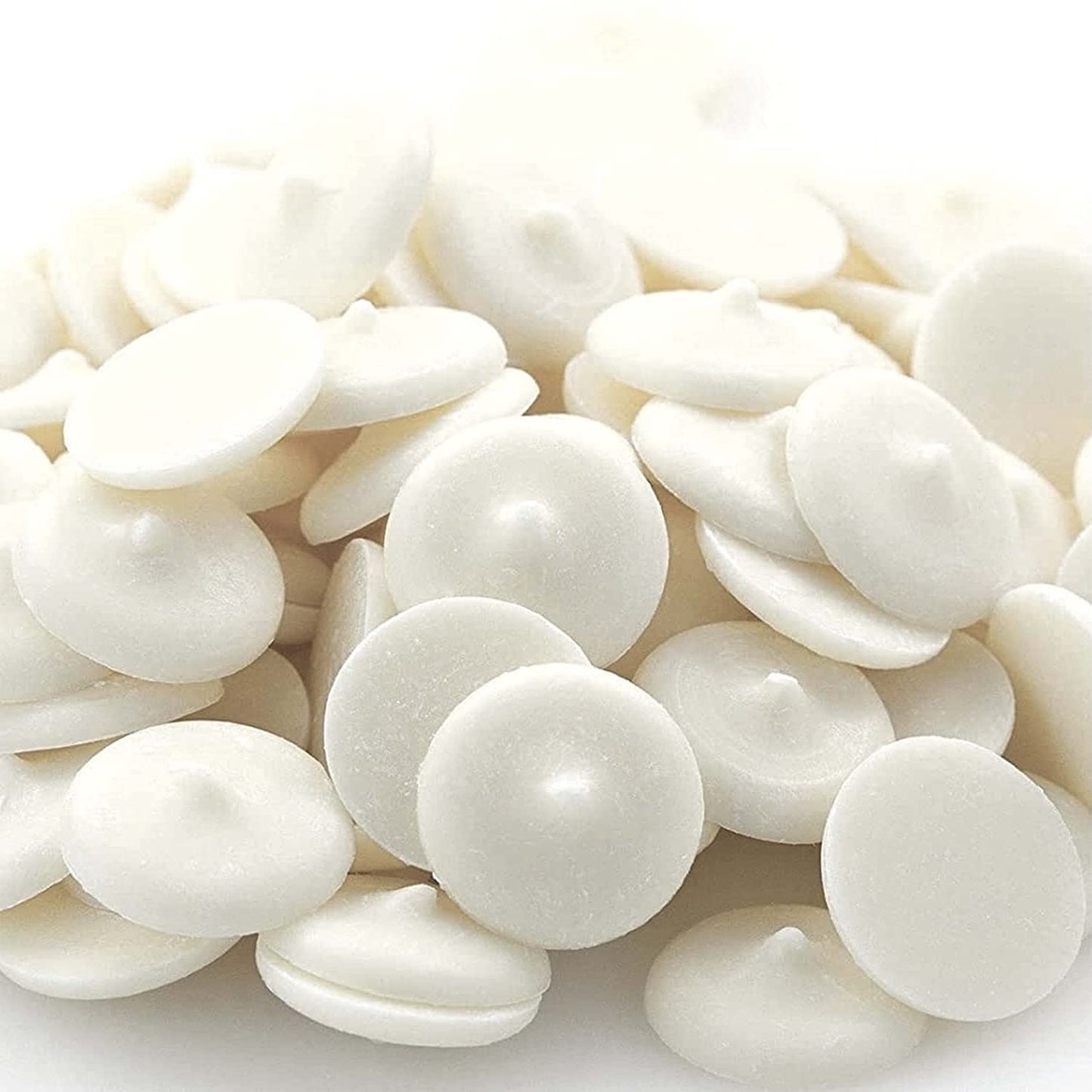 Merckens Chocolate Melting Wafers Bulk Bag Perfect For Dipping, Deserts, Baking And More (1 Pound, Super white)