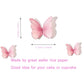 Yocity 48Pcs Edible Butterflies Cake Toppers Edible Butterfly Cupcake Toppers Wafer Paper Butterflies Edible Butterfly Cake Deco