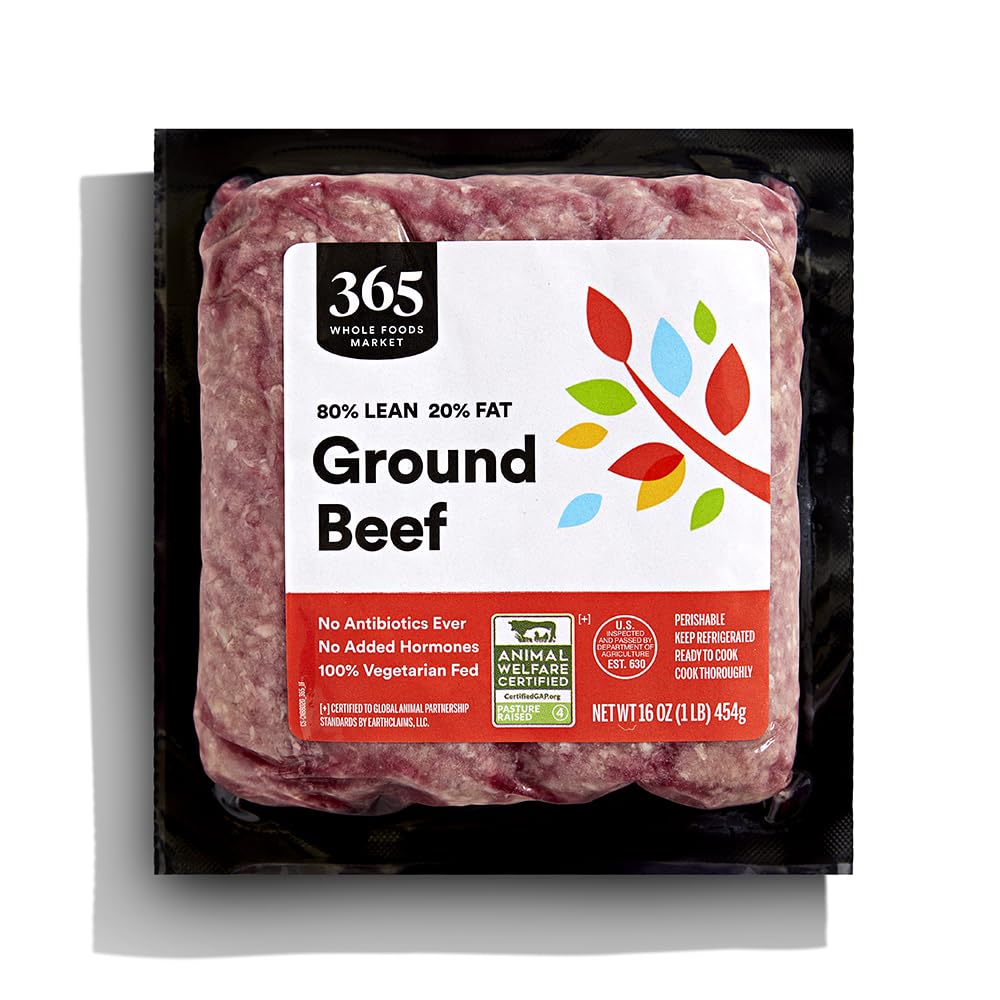 365 By Whole Foods Market, Ground Beef, 80/20, Step 1, 16 Ounce