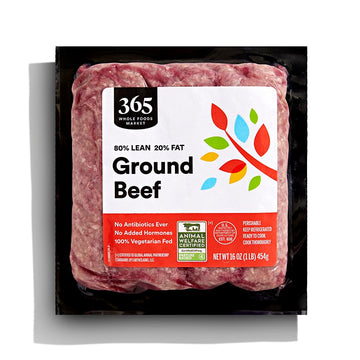 365 By Whole Foods Market, Ground Beef, 80/20, Step 1, 16 Ounce