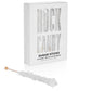 Candy Envy - White Rock Candy Sugar Sticks - Original Sugar Flavored - 12 Indiv. Wrapped