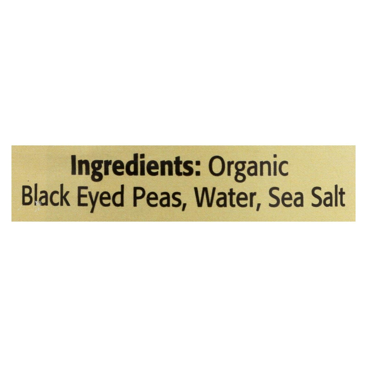 Omena Organics - Peas Black Eyed - Case Of 12 - 15 Oz(D0102H7Au0U.)