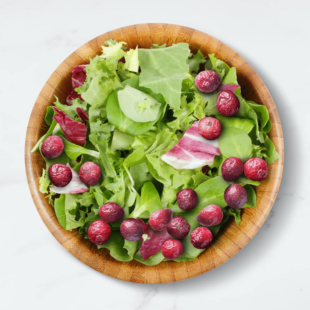 Frenature Freeze Dried Cranberries, Natural Freeze Dried Fruits, Canada Whole Dried Cranberries, Camping Food & Healthy Snacks,