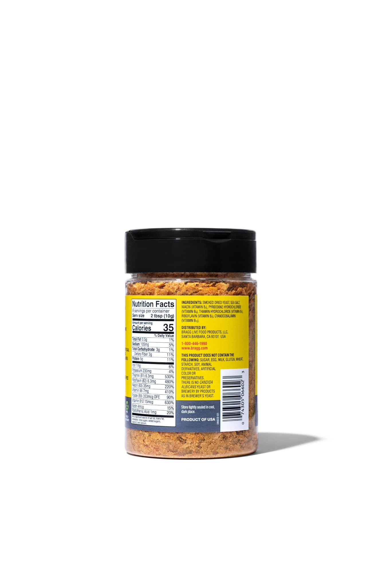 Bragg Nutritional Yeast Seasoning Variety Pack - (2 Pack) 3 oz - Dairy-Free Parmesan Cheese Substitute - Perfect for Salads, Pas