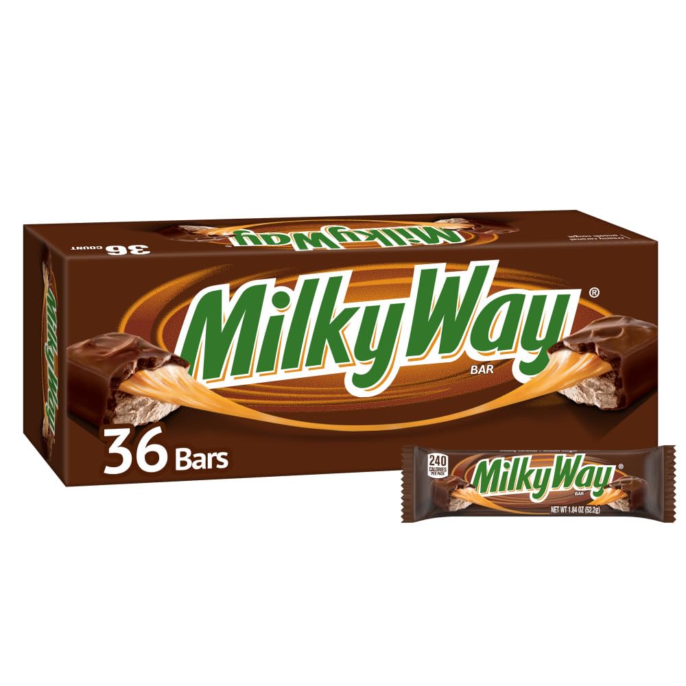 Milkyway Candy Milk Chocolate Bars Bulk Pack, Full Size, 1.84 Oz Pack Of 36)
