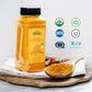 HqO Ground Turmeric Spice Powder - USDA Organic, Non-GMO, Kosher, 21 oz Chef Jar