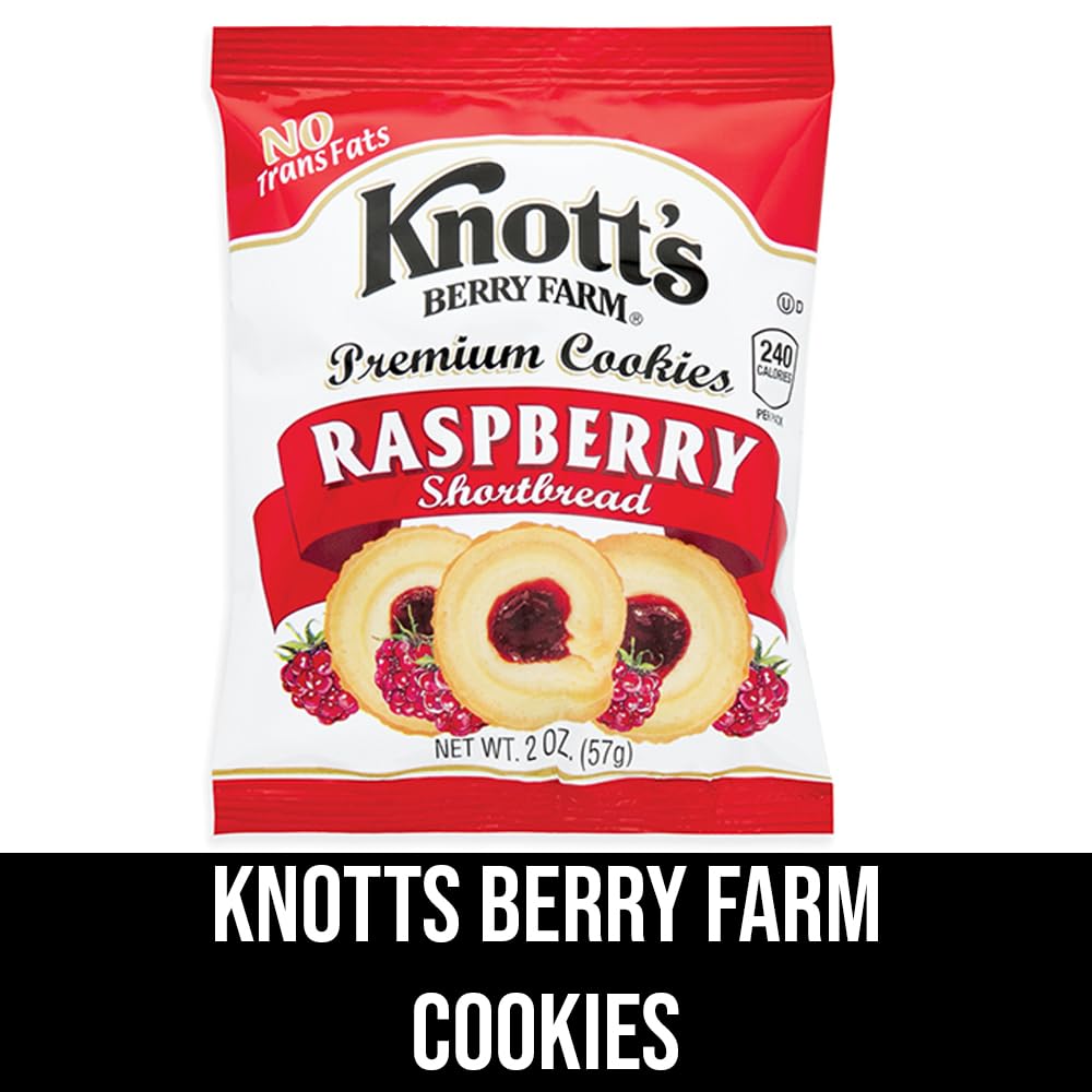 CASI HOME Raspberry Cookies - Bulk Pack of 12 - 2 oz Small Cookies