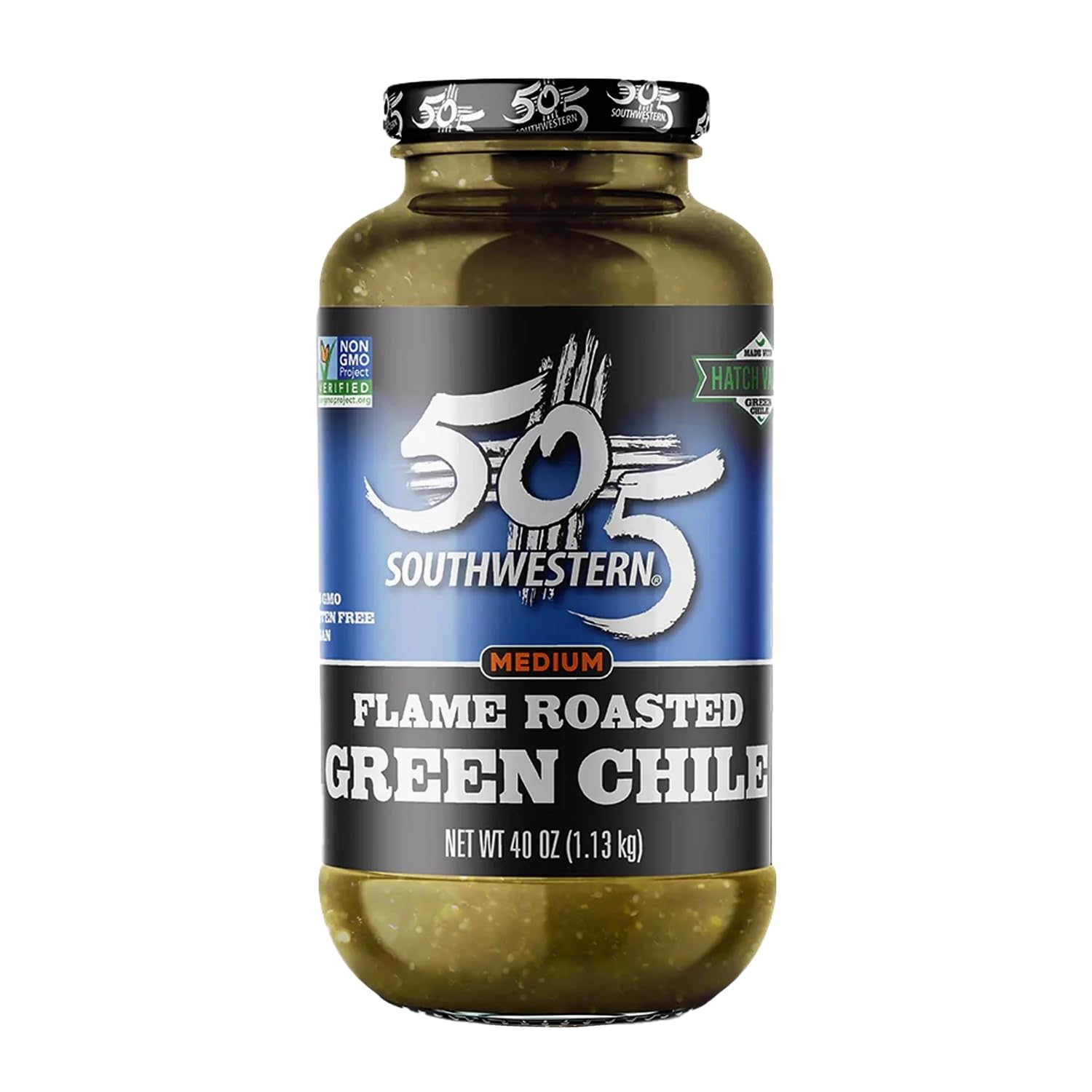505 Southwestern Hatch Valley Diced Green Chiles, 40 Ounce (1)