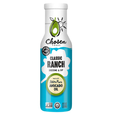 Chosen Foods Classic Ranch Dressing and Dip 8 oz with Recipe e-Book bundle