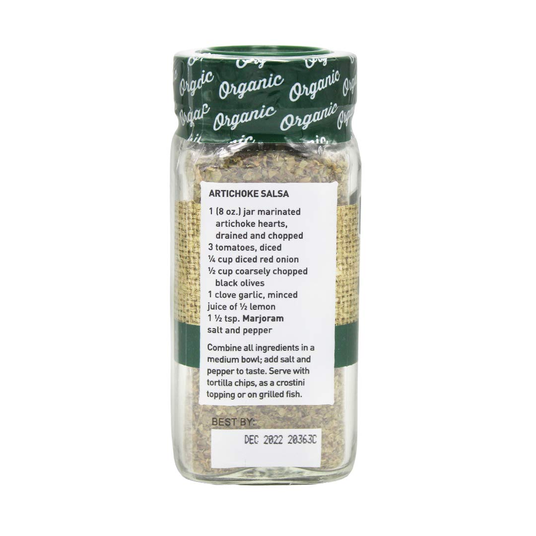 The Spice Hunter Marjoram, Organic, 0.3-Ounce Jar