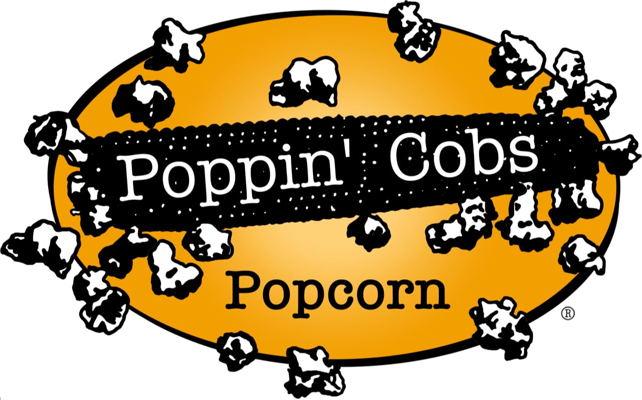 Microwave Popcorn on the Cob - Pops off the Cob | Poppin Cobs Popcorn | Single Pack Case (14 Count) | Single Ingredient | Glute