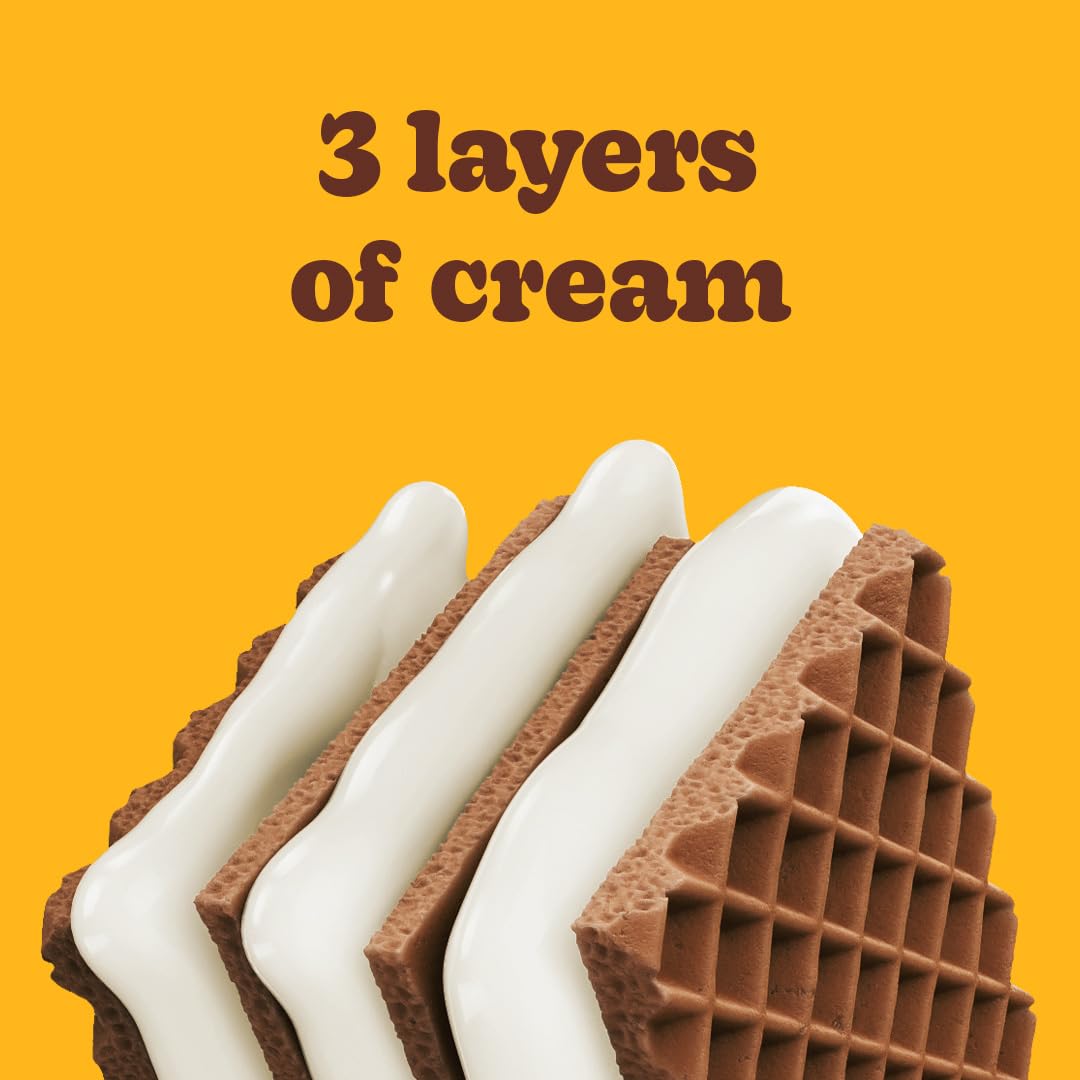 Bauducco Coconut Wafers - Crispy Wafer Cookies With 3 Delicious, Indulgent Decadent Layers Of Coconut Flavored Cream - Delicious Sweet Snack Or Desert - 5.0Oz (Pack Of 1)
