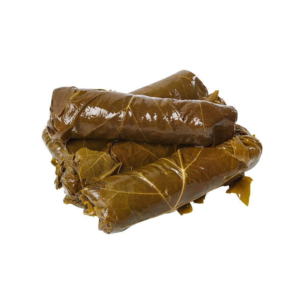 Fantis Dolmas Stuffed Grape Leaves, Vine Leaves Stuffed With Rice, Ready To Eat Meals - Mediterranean Meal In A Can Pure Wraps C