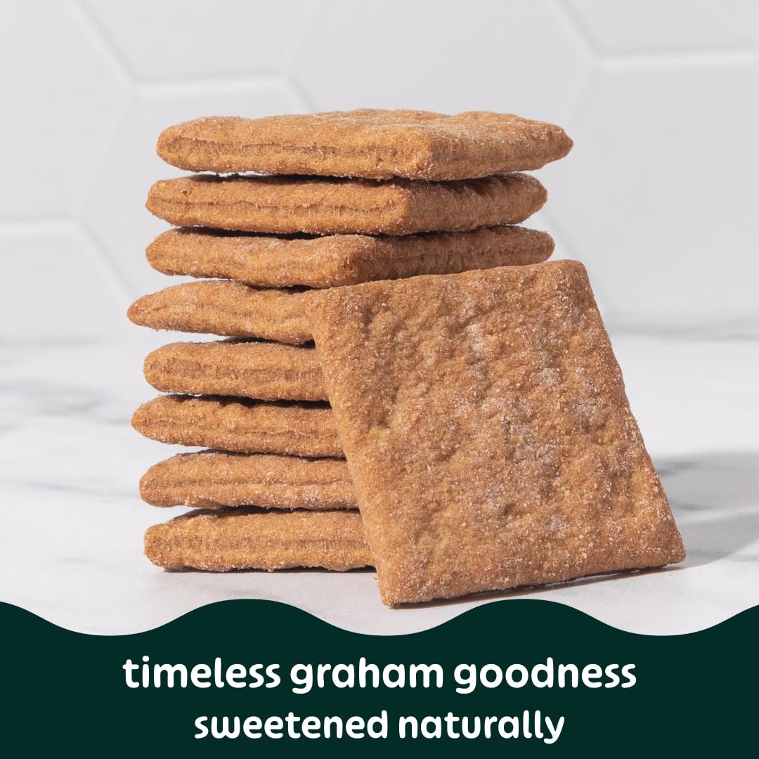 Must Love Classic Graham - No Added Sugar, Sweetened with Dates - Great for Pie Crust, Mini Smore, Cheese Boards - Simple Ingre