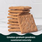 Must Love Classic Graham Crackers, Bulk Pack - Low Sugar, Sweetened with Dates - Great for Pie Crust, Mini Smores, Cheese Board