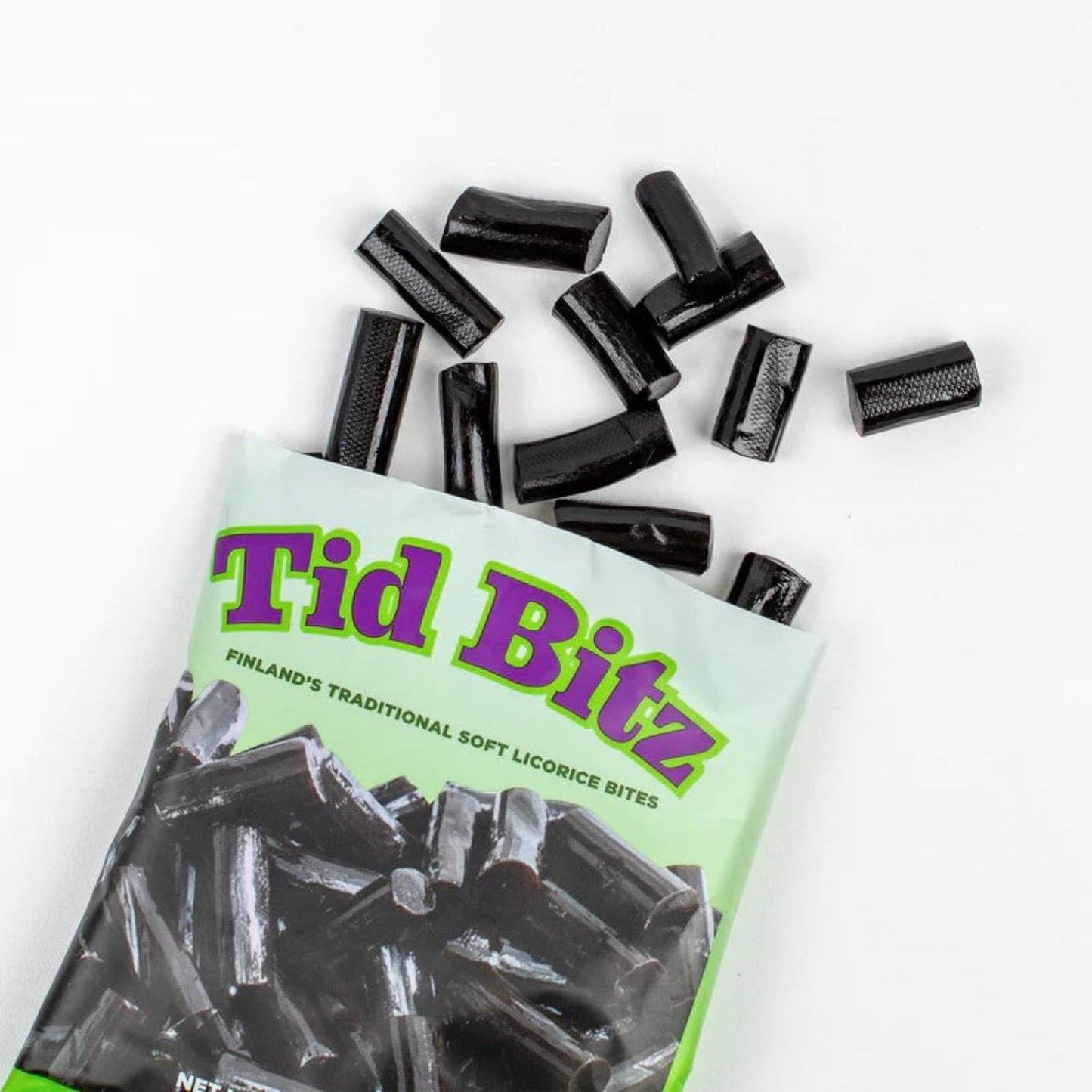 LYZAS SWEETS &   Tid Bitz Soft Licorice Bites - Traditional Finnish Black Licorice - Gift Pack of 3, 5.29 oz. Bags