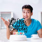 Naicaek Black Glitter Microphone Happy Birthday Cake Topper,Music Lover Birthday Decorations,Karaoke Musical Theme Birthday Part